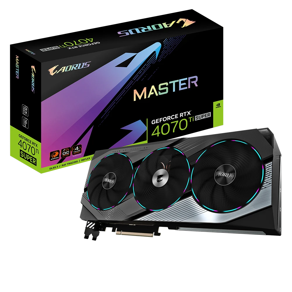 Gigabyte AORUS GeForce RTX 4070 Ti SUPER MASTER 16G